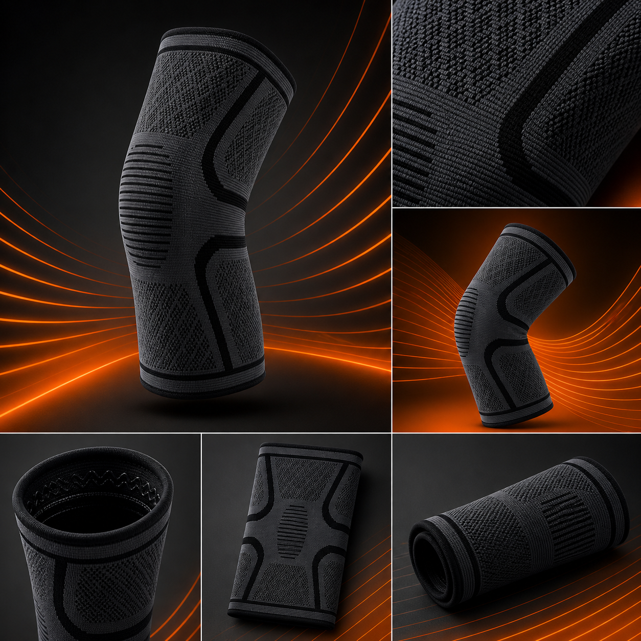 Knee Compression Sleeve Bracess