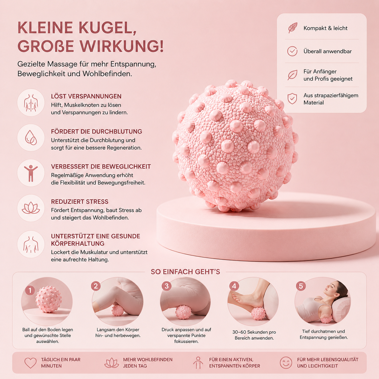 PearlVie Trigger Point Massage Ball